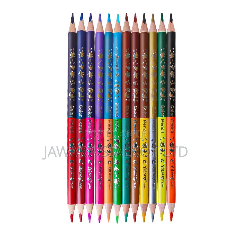 New Double Head 24 Color Pencil
