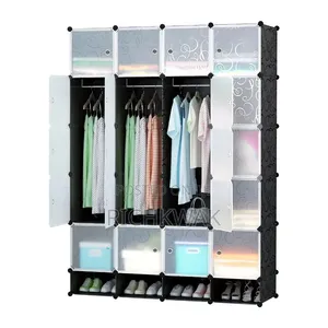 20 Cubes Plastic Wardrobe With Shoe Storage