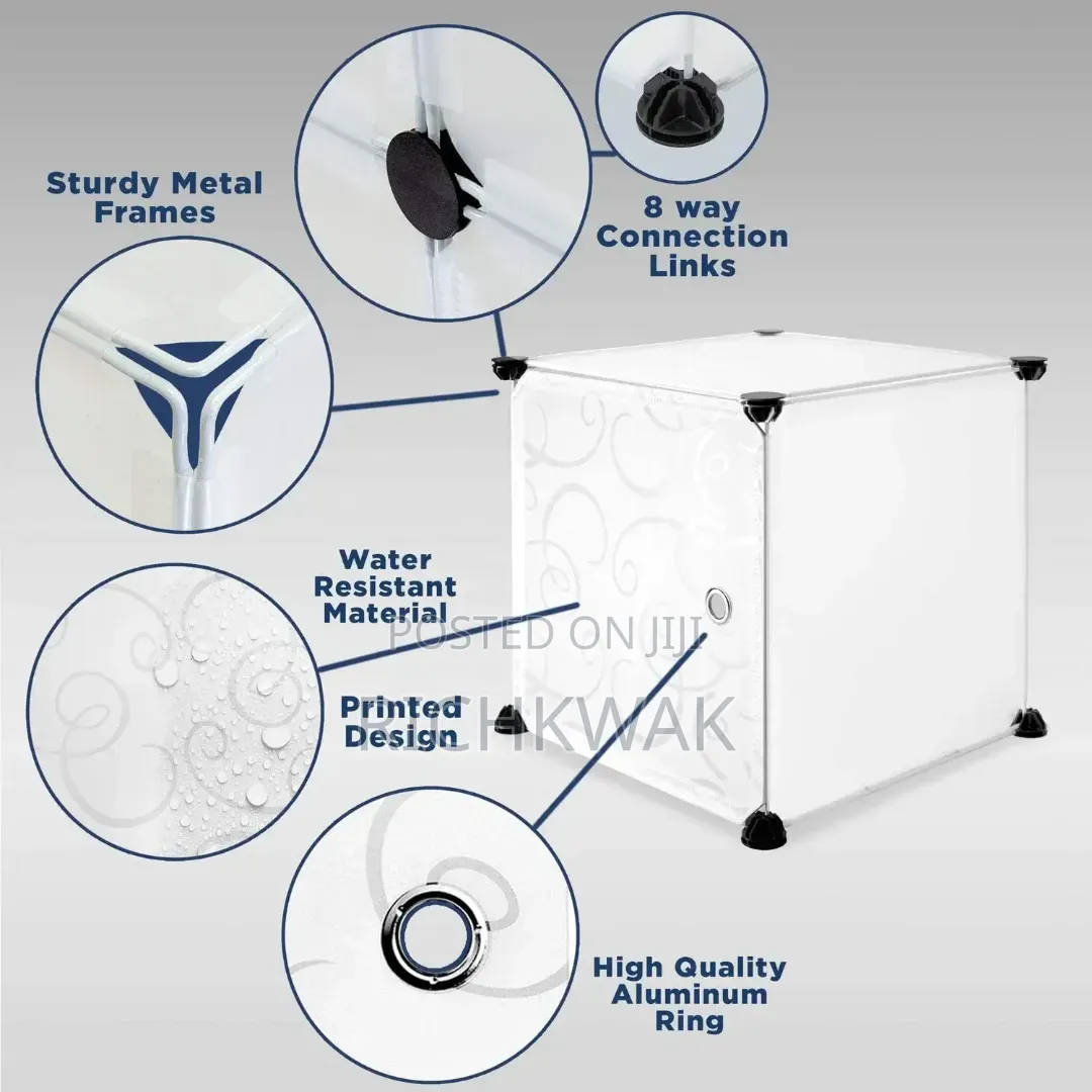 20 Cubes Plastic Wardrobe With Shoe Storage