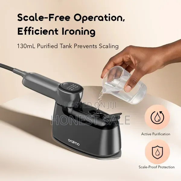 Oraimo SteamCore Lite Portable Steam Iron With 180° Rotating Handle