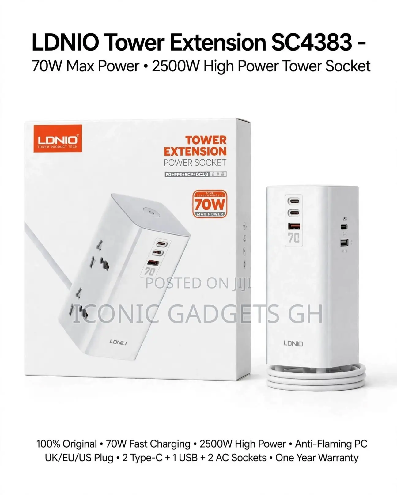 LDNIO Tower Extension