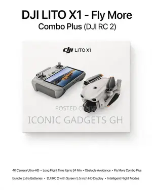 Dji Lito X1 - Fly More Combo Plus (Dji Rc 2)