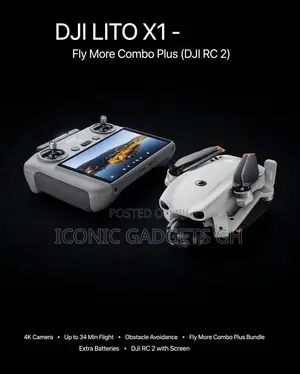 Dji Lito X1 - Fly More Combo Plus (Dji Rc 2)