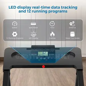 Treadmill With Bluetooth App and Speakers