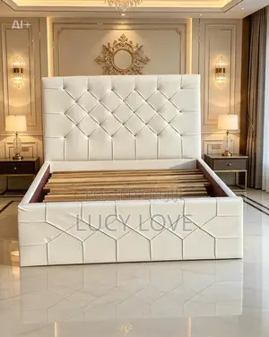 Leather Double Bedframe