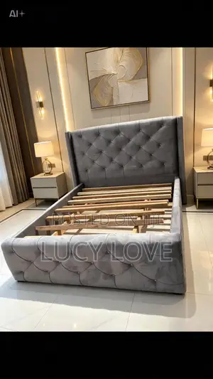 Italian Material Double Bedframe