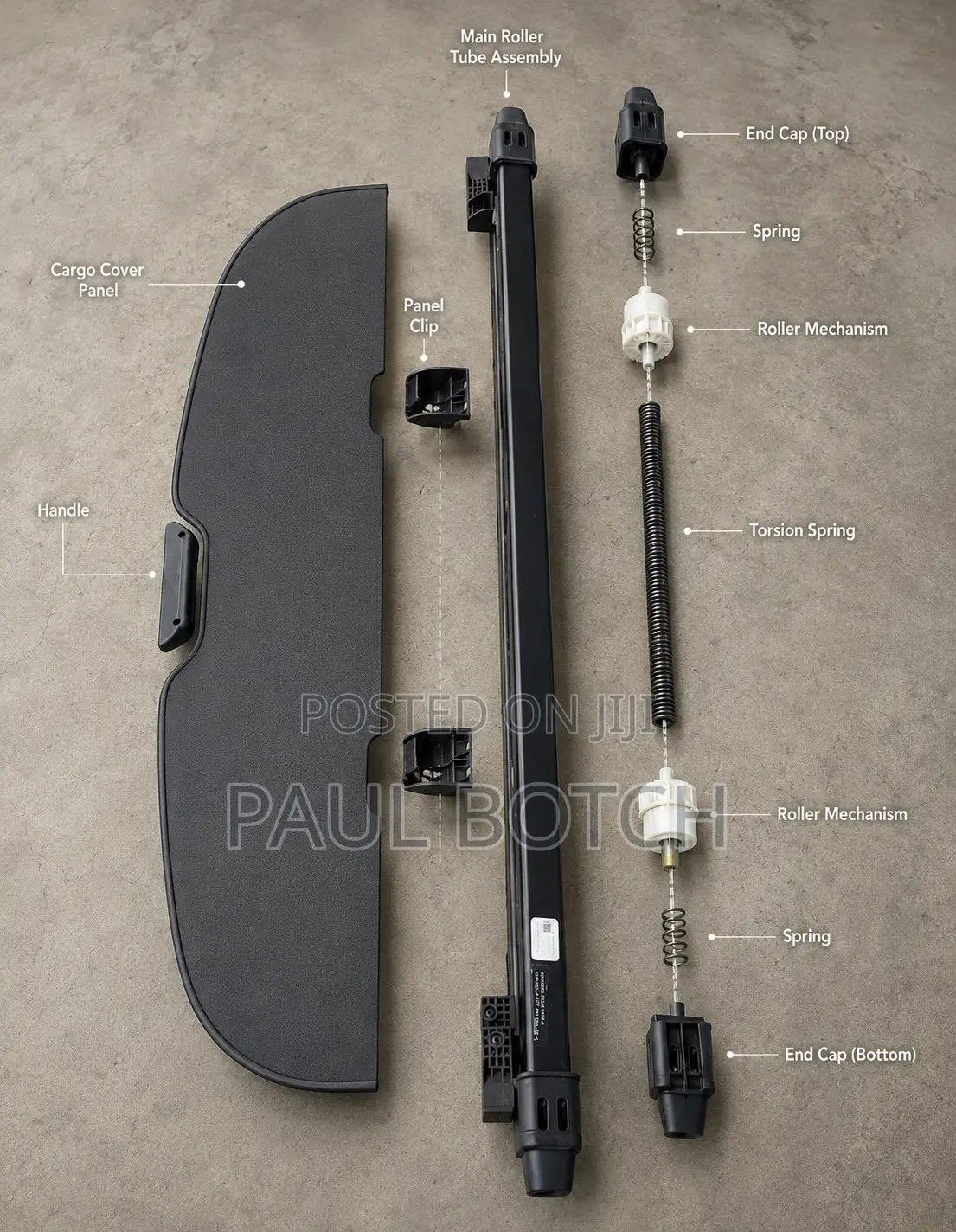 2024 Lexus RX350 Retractable Rear Trunk Cargo Tonneau Cover