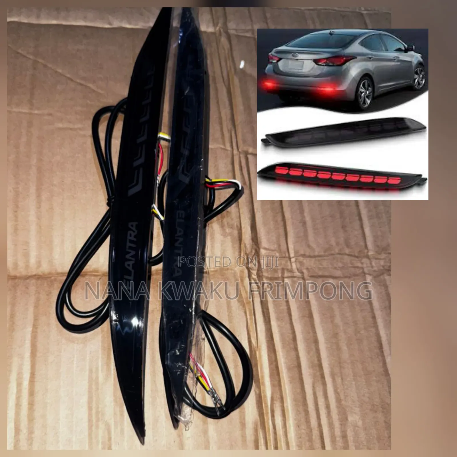 Hyundai Elantra 2014 to 2016 Back Bumper Reflector Led Available