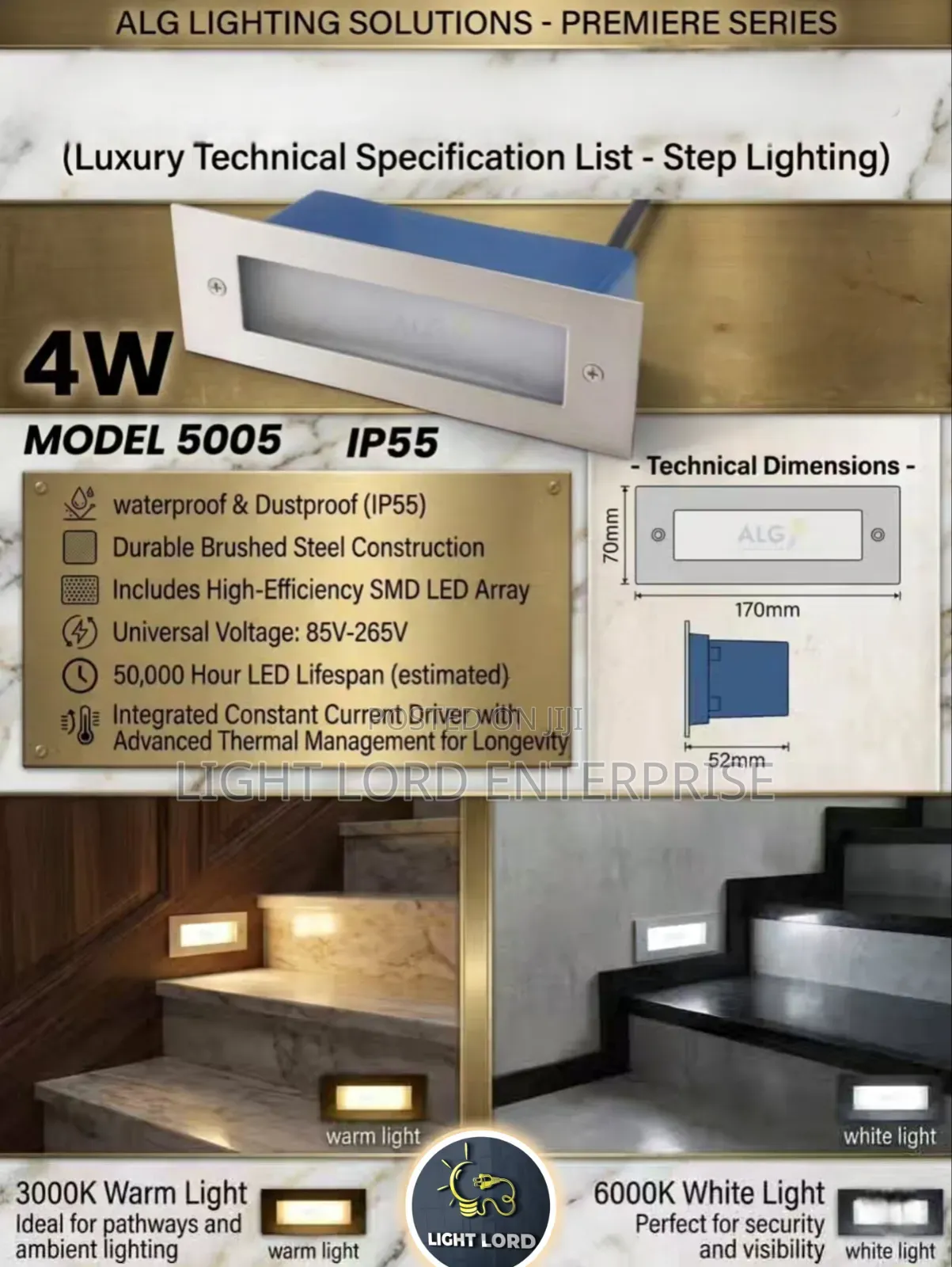 Australia 3x3 Versatile Steplight Battery Light