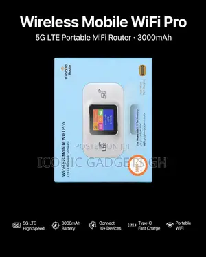 Wireless Mobile WiFi Pro - 5G LTE Portable MiFi Router