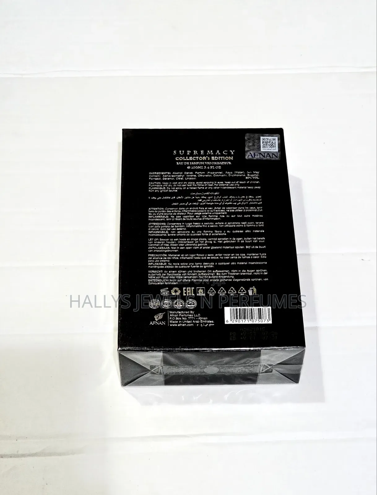 Afnan Supremacy Collector's Edition Perfume, 100ml, Men's