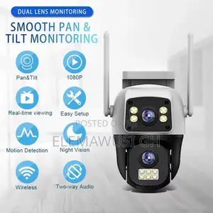 V380 Pro 4K Dual-Lens PTZ Security Camera