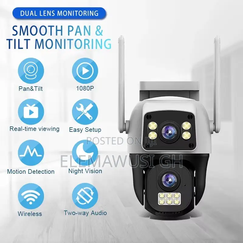 V380 Pro 4K Dual-Lens PTZ Security Camera