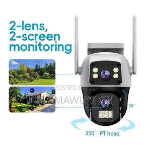 V380 Pro 4K Dual-Lens PTZ Security Camera