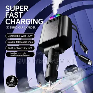New 6 in 1 Multi Function Car Aromatherapy