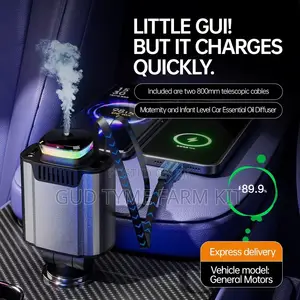 New 6 in 1 Multi Function Car Aromatherapy