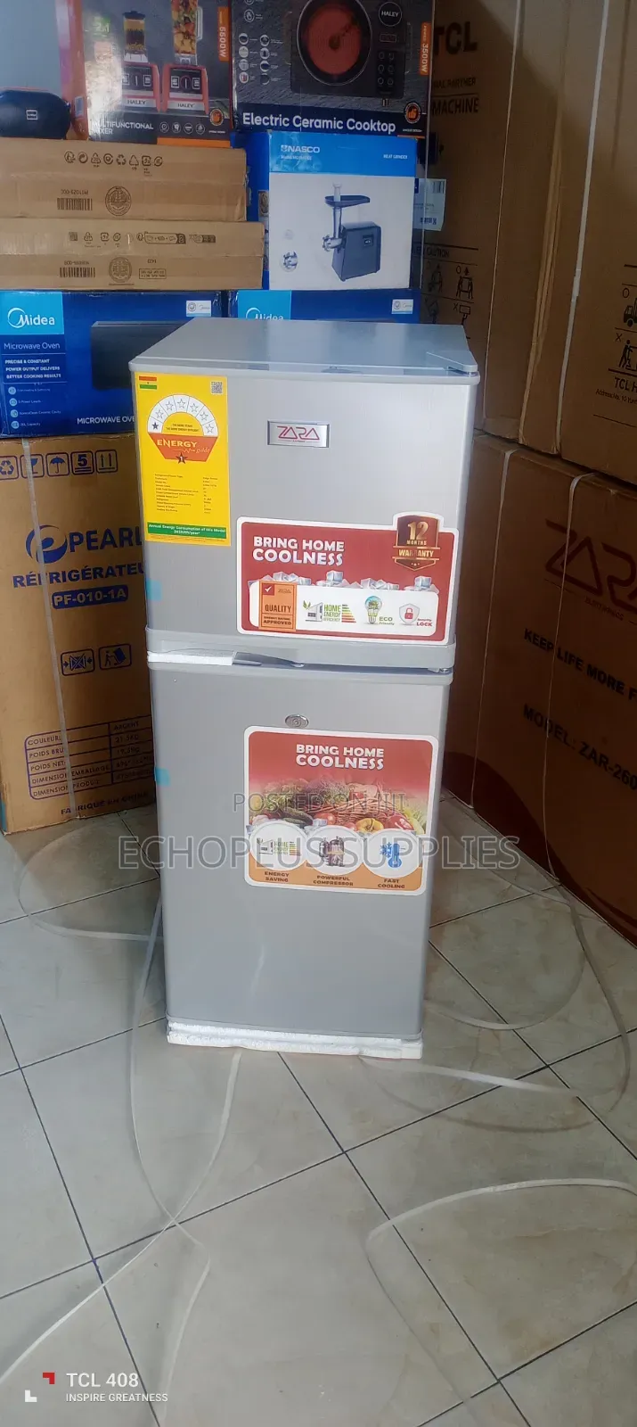 Zara 108 Liters Fridge 2 Door
