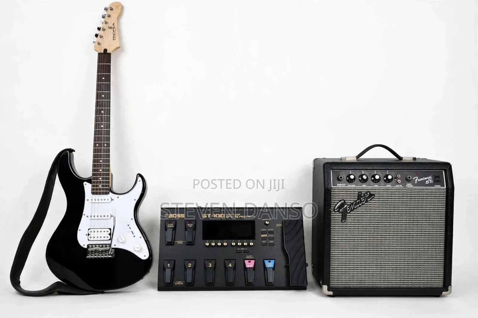 Guitar Effect Pedal + Combo + Yamaha Pacifica Guitar
