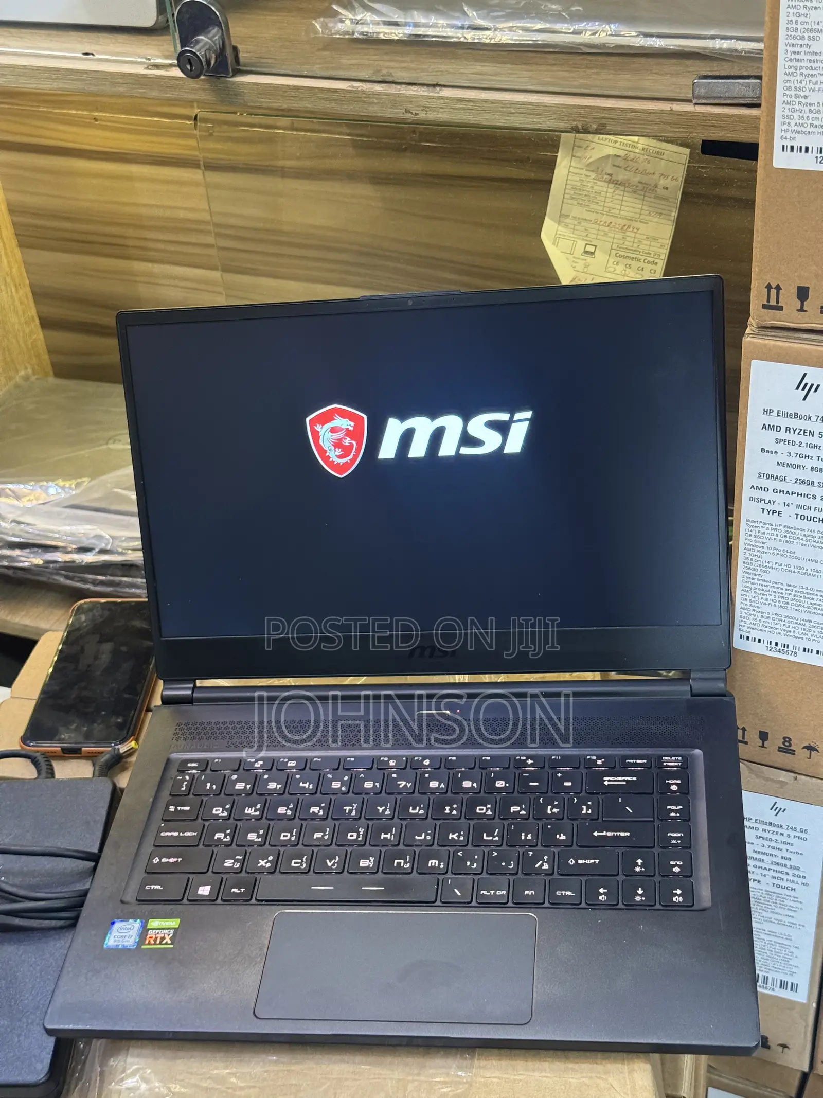 Laptop MSI GS65 Stealth Thin 8RF 16GB Intel Core i7 SSD 512GB