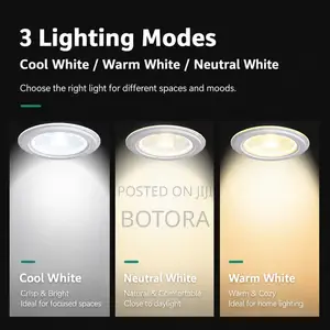 6PICS Set 5W COB LED Downlight - Wide Voltage 100-265v - CRI 90