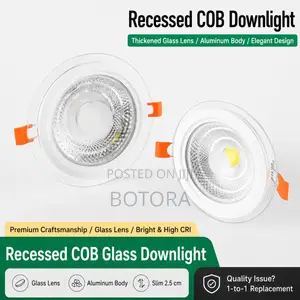 6PICS Set 5W COB LED Downlight - Wide Voltage 100-265v - CRI 90