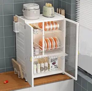 Multifunctional Kitchen Storage Cabinet/Dish Rack