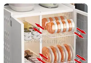 Multifunctional Kitchen Storage Cabinet/Dish Rack