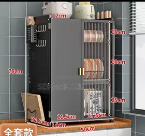 Multifunctional Kitchen Storage Cabinet/Dish Rack