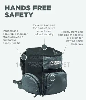Outward Hound PupPak Dog Front Carrier, Grey, Medium, 12.5" X 9" X 14