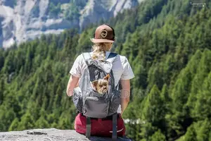 Outward Hound PupPak Dog Front Carrier, Grey, Medium, 12.5" X 9" X 14