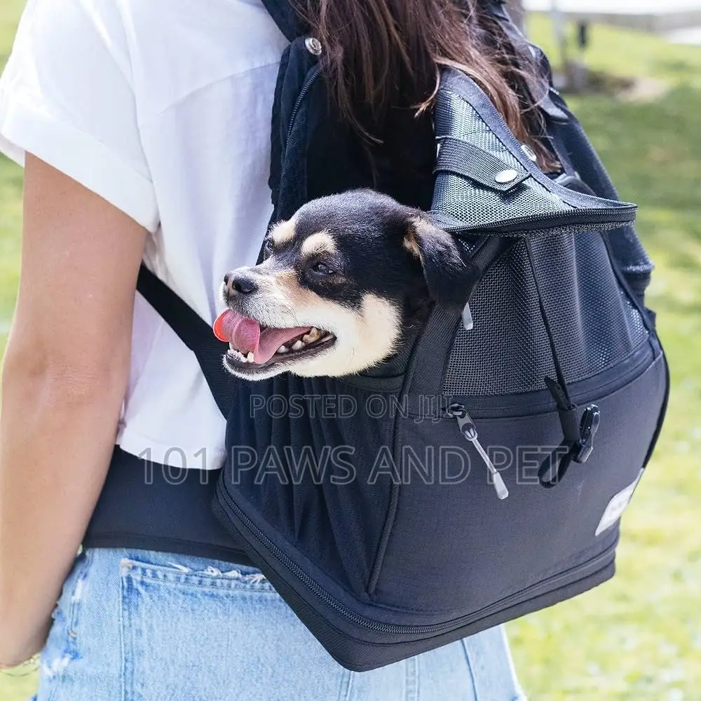Outward Hound PupPak Dog Front Carrier, Grey, Medium, 12.5" X 9" X 14