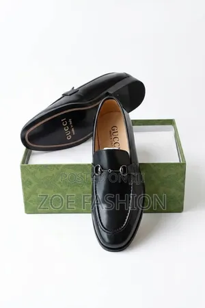 Men's Leather Loafers Shoe (GUCCI)