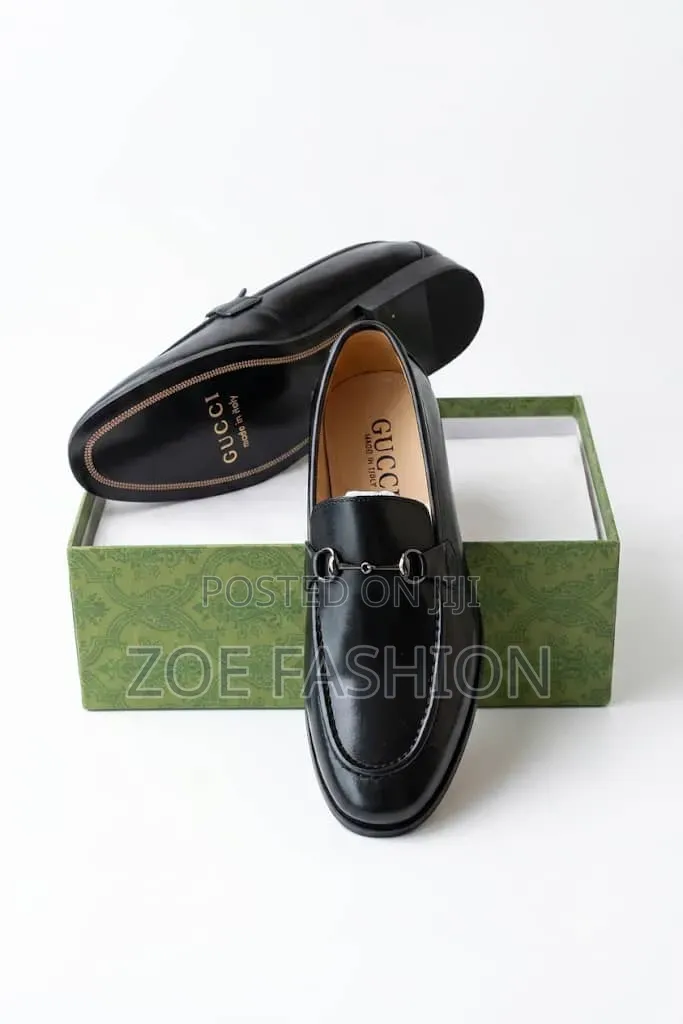 Men's Leather Loafers Shoe (GUCCI)
