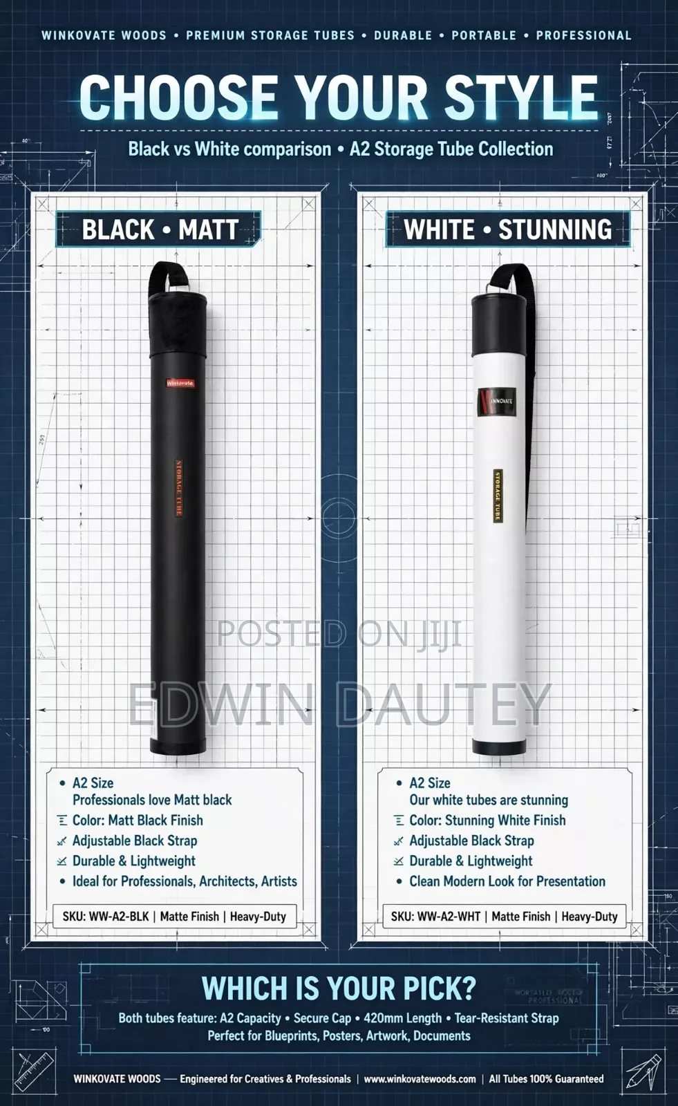 Drawing Paper Storage Tube