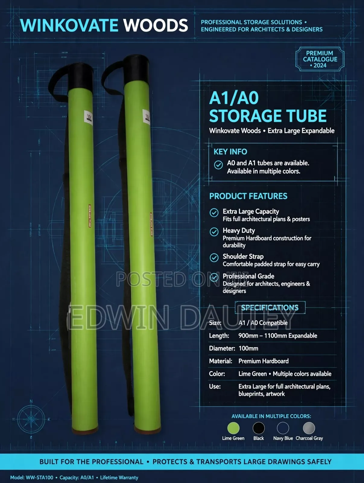 Drawing Paper Storage Tube