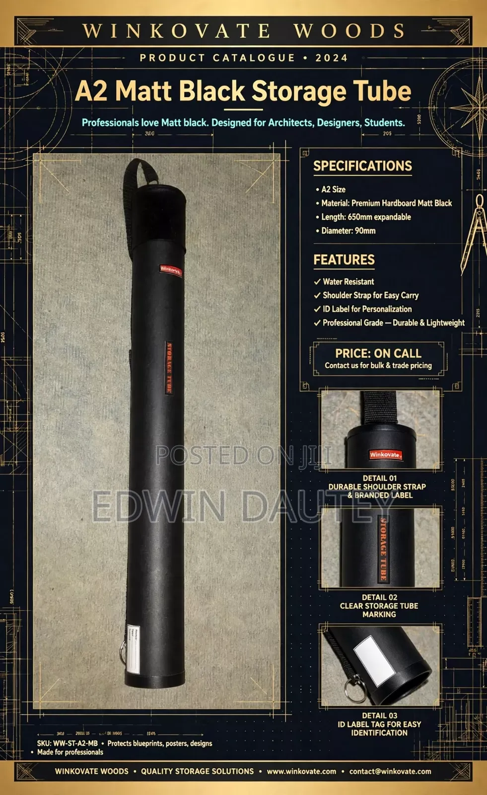 Drawing Paper Storage Tube