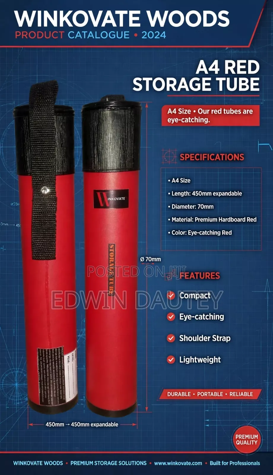 Drawing Paper Storage Tube