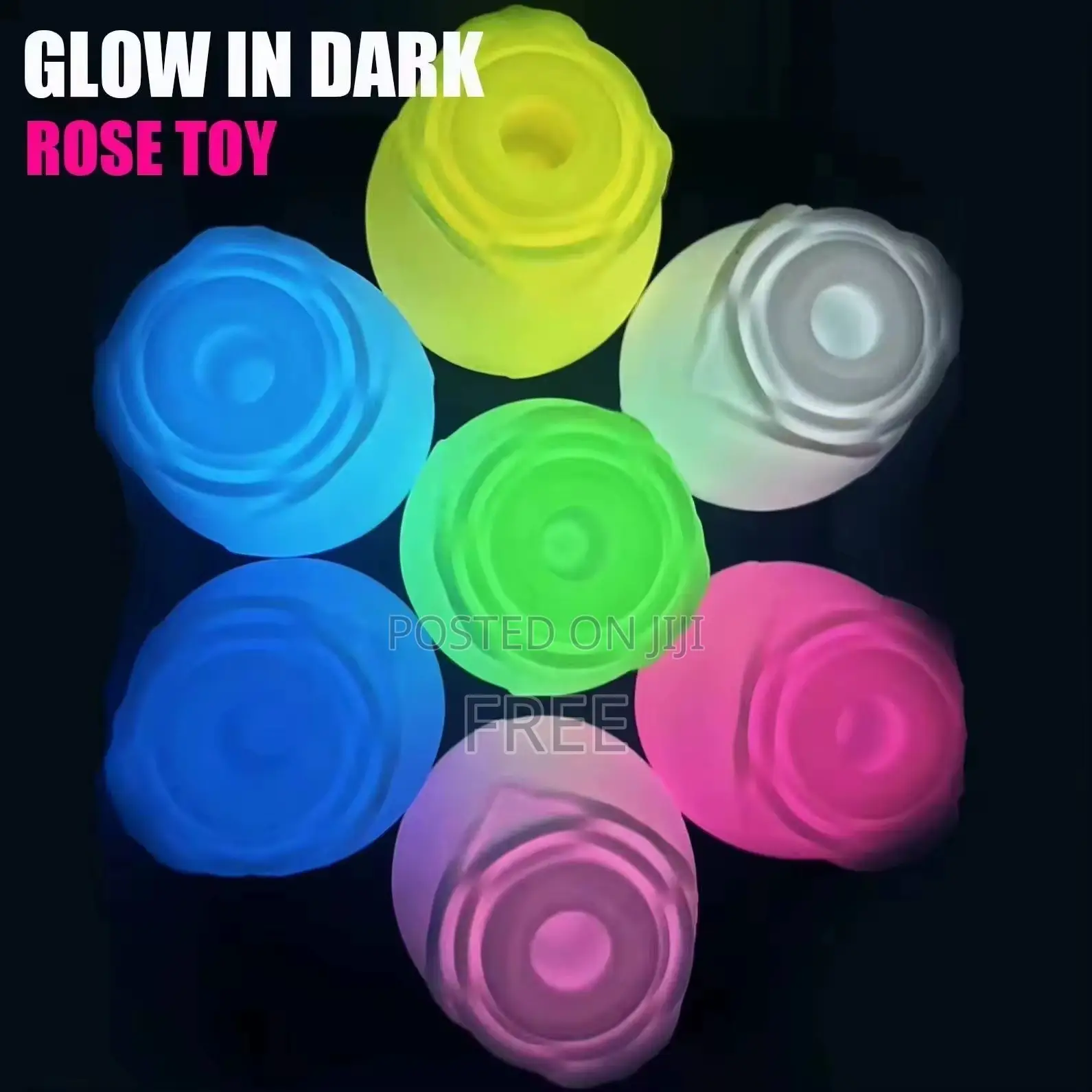 Rose Vibrator (Glow in Dark)