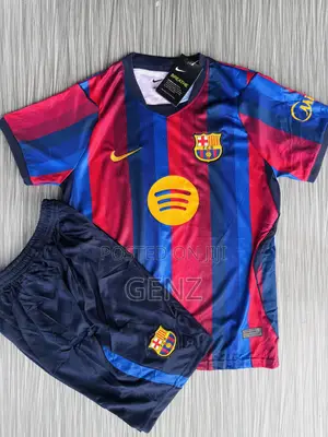 Barcelona Kids 2026/27 Season Jersey (Top and Down)