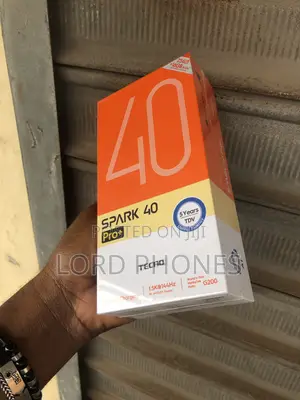 New Tecno Spark 40 Pro+ 256 GB Black