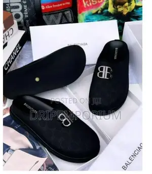 Balenciaga and Versace Half Shoe