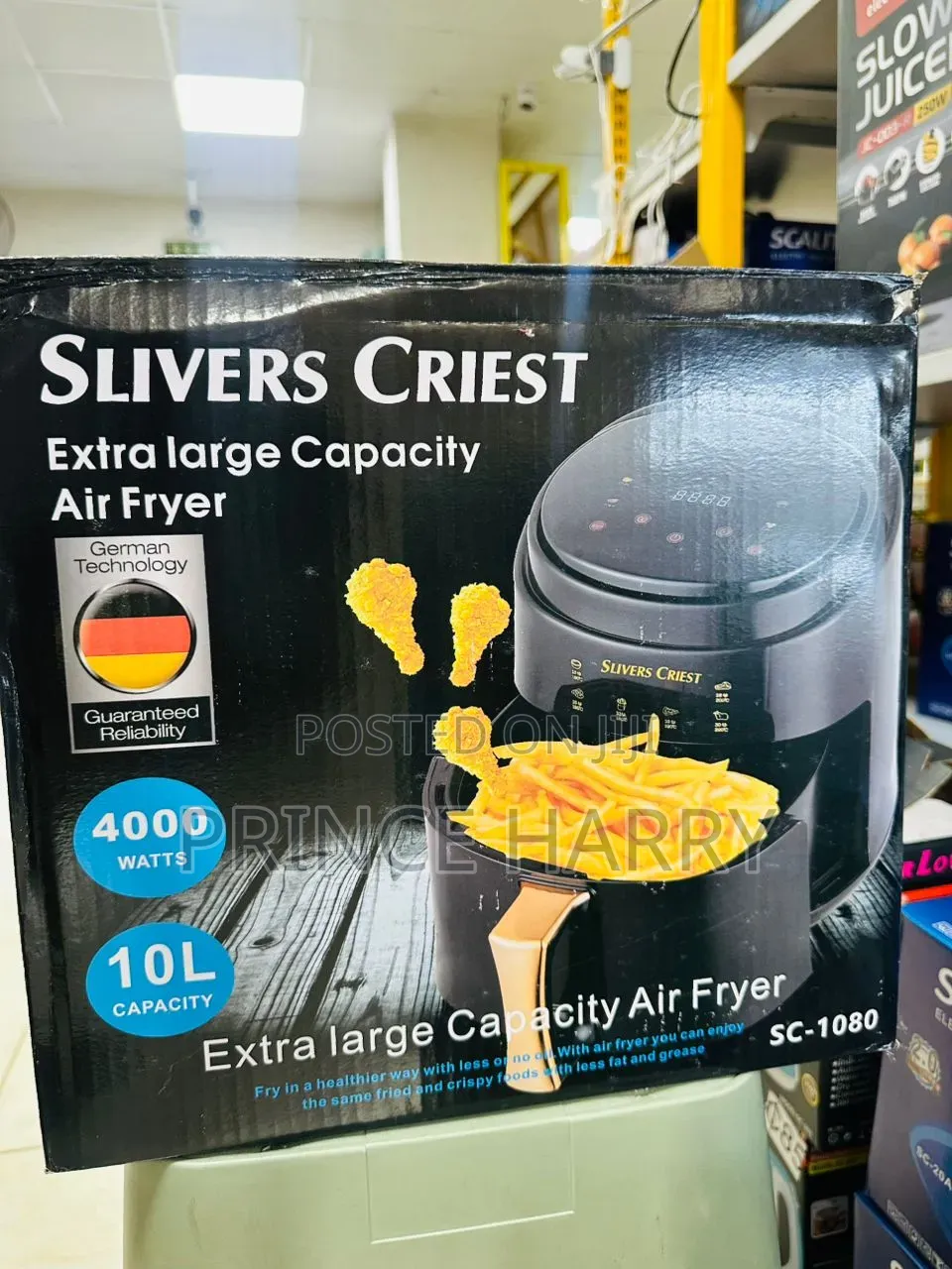 Sliver Criest Extra Large Capacity Air Fryer