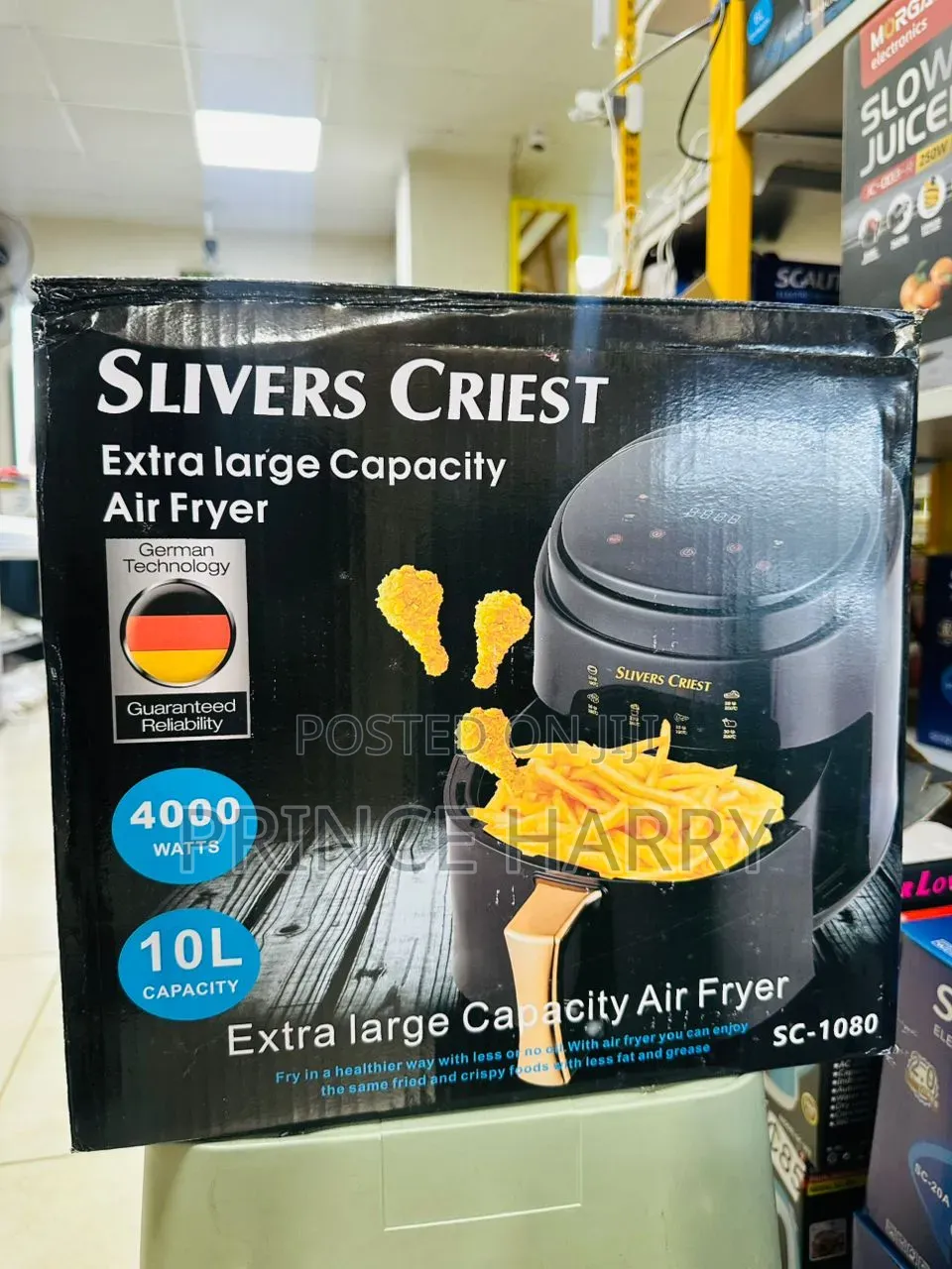 Sliver Criest Extra Large Capacity Air Fryer