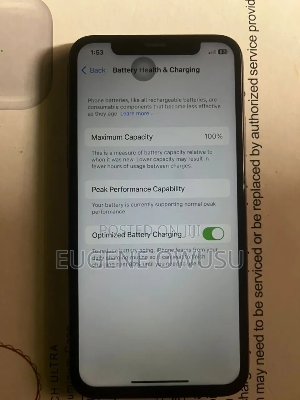 Apple iPhone X 64 GB Black