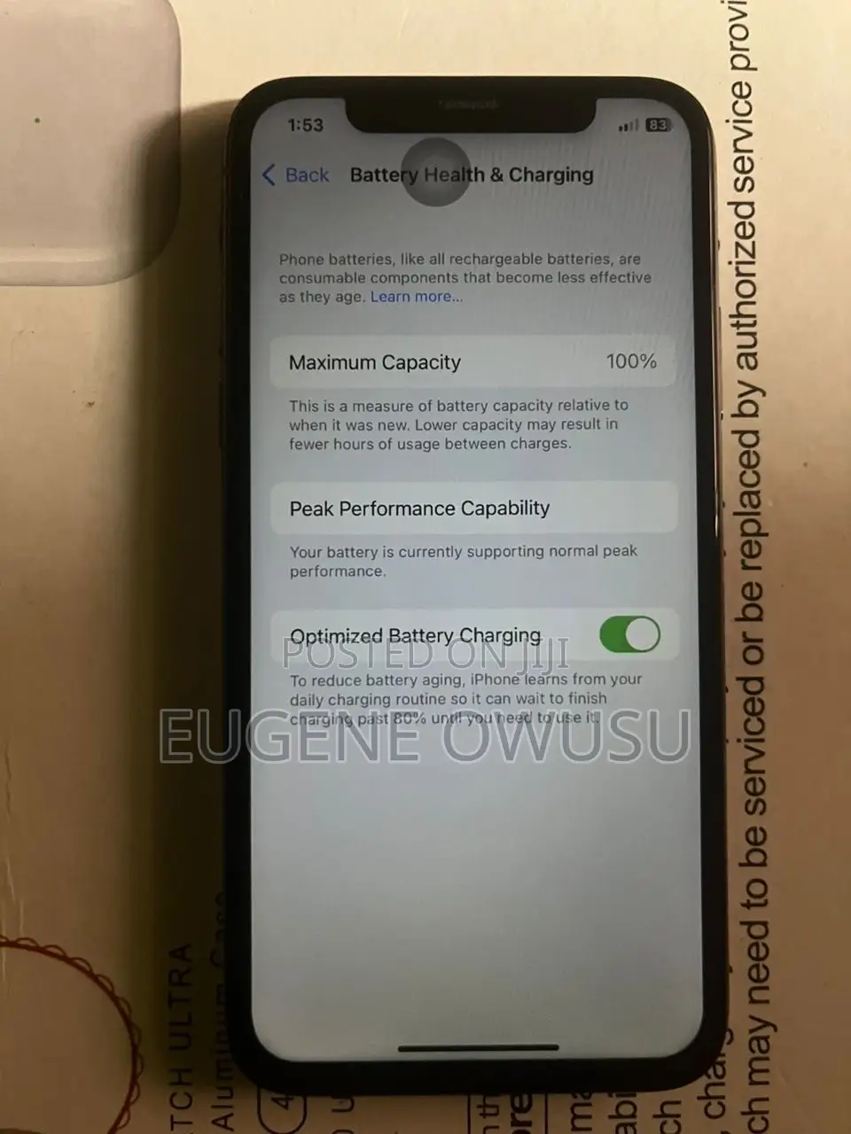 Apple iPhone X 64 GB Black
