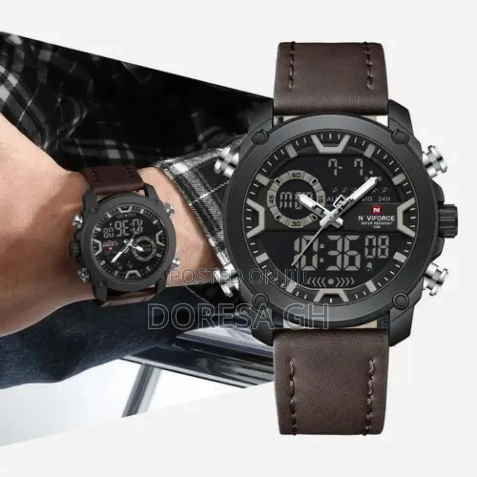 NAVIFORCE Men’s Watch | 3ATM Water Resistant Refined Timepiece