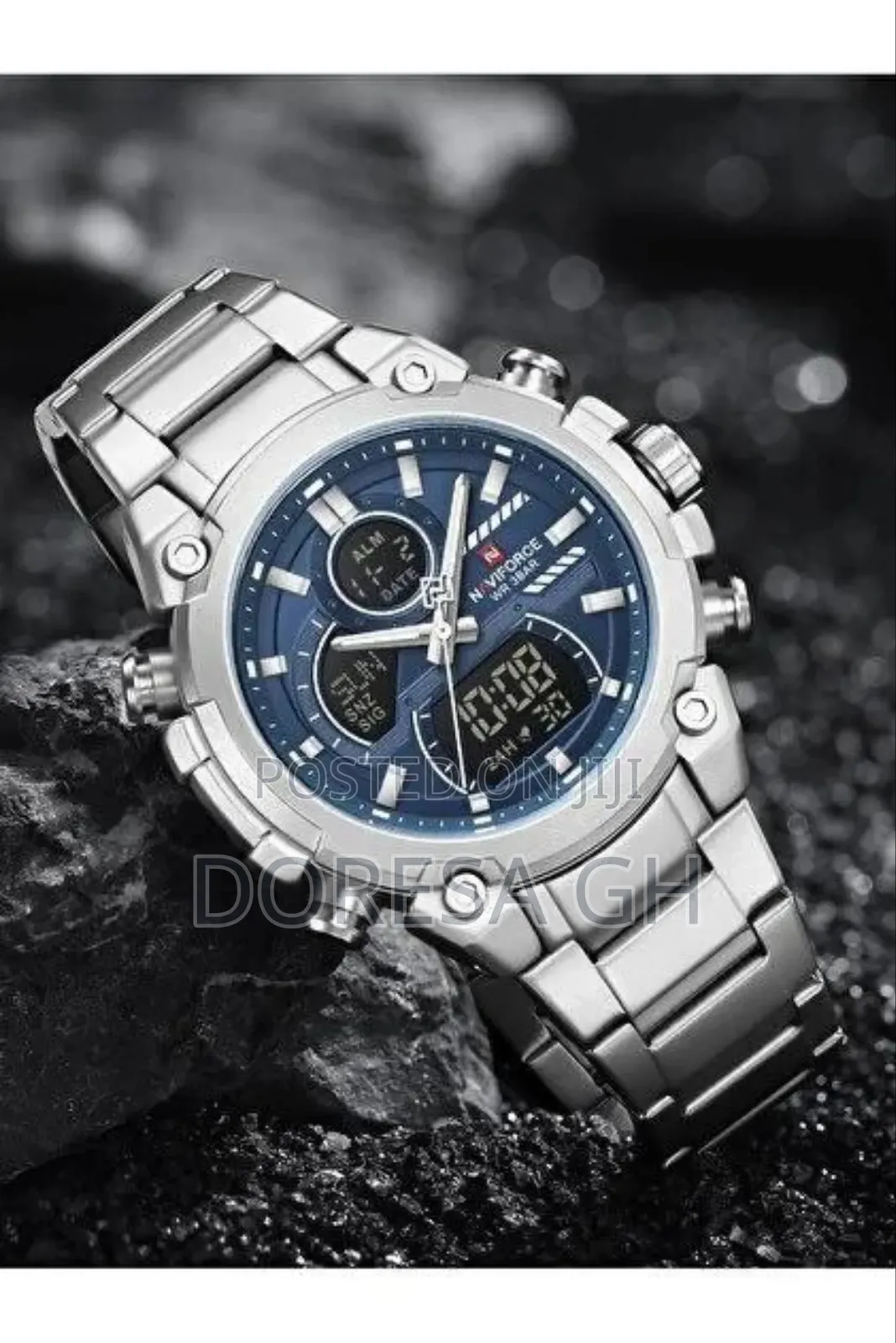 NAVIFORCE Men’s Watch | 3ATM Water Resistant Refined Timepiece