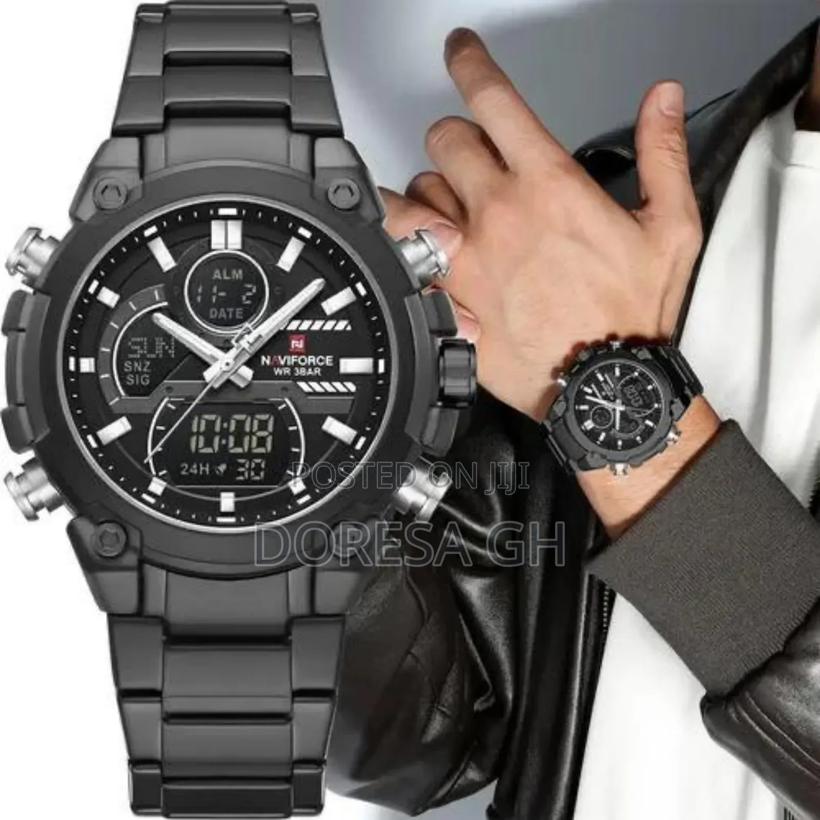 NAVIFORCE Men’s Watch | 3ATM Water Resistant Refined Timepiece