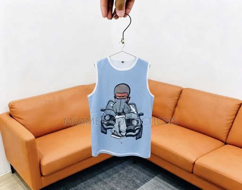Men’s Graphic Sleeveless Tops – Cool & Trendy Designs