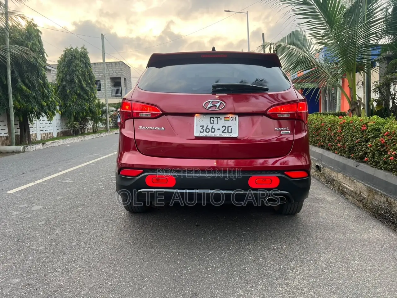 Hyundai Santa Fe Sport 2013 Red